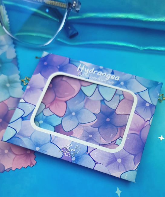 Hydrangea | Cleaning Cloth Lens Cloth | Screen Wipe | Glasses Cleaner | Anti-Fingerprint Cloth | Microfiber Cloth |Smudge-Free Cloth