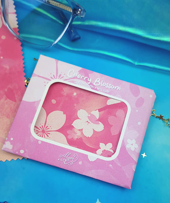 Cherry Blossom | Cleaning Cloth Lens Cloth | Screen Wipe | Glasses Cleaner | Anti-Fingerprint Cloth | Microfiber Cloth | Smudge-Free Cloth