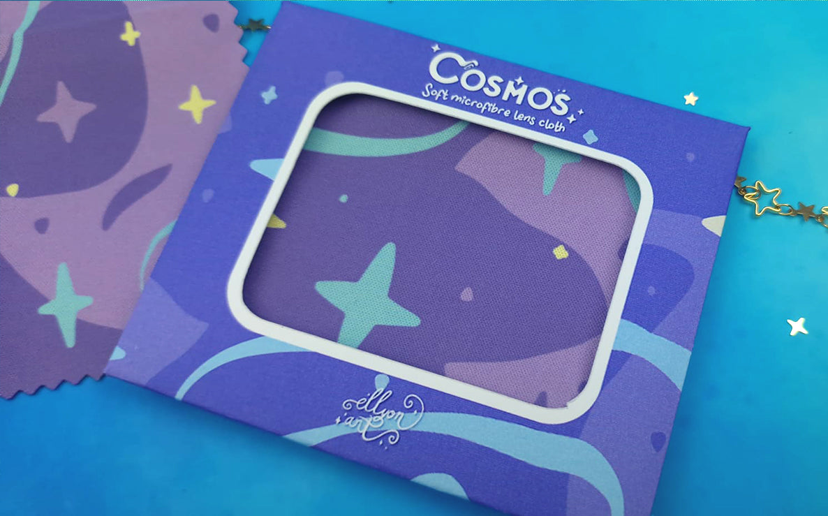 COSMOS | Cleaning Cloth Lens Cloth | Screen Wipe | Glasses Cleaner | Anti-Fingerprint Cloth | Microfiber Cloth |Smudge-Free Cloth