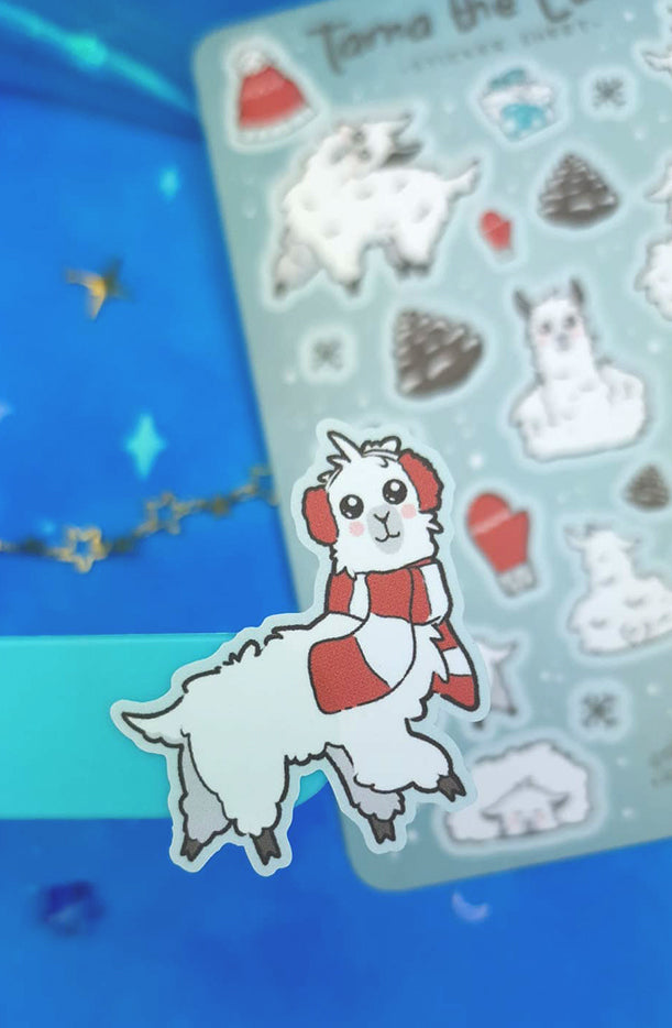 Tama the Llama Sticker Sheet