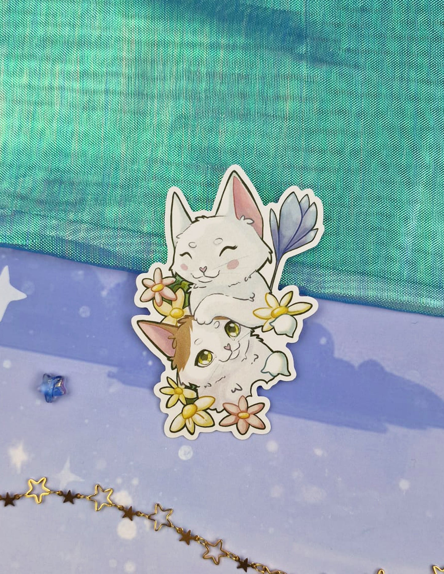 Luni & Saphi Cat Sticker