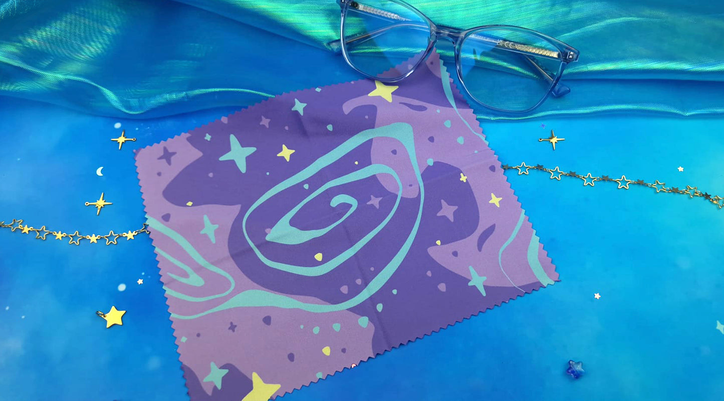 COSMOS | Cleaning Cloth Lens Cloth | Screen Wipe | Glasses Cleaner | Anti-Fingerprint Cloth | Microfiber Cloth |Smudge-Free Cloth