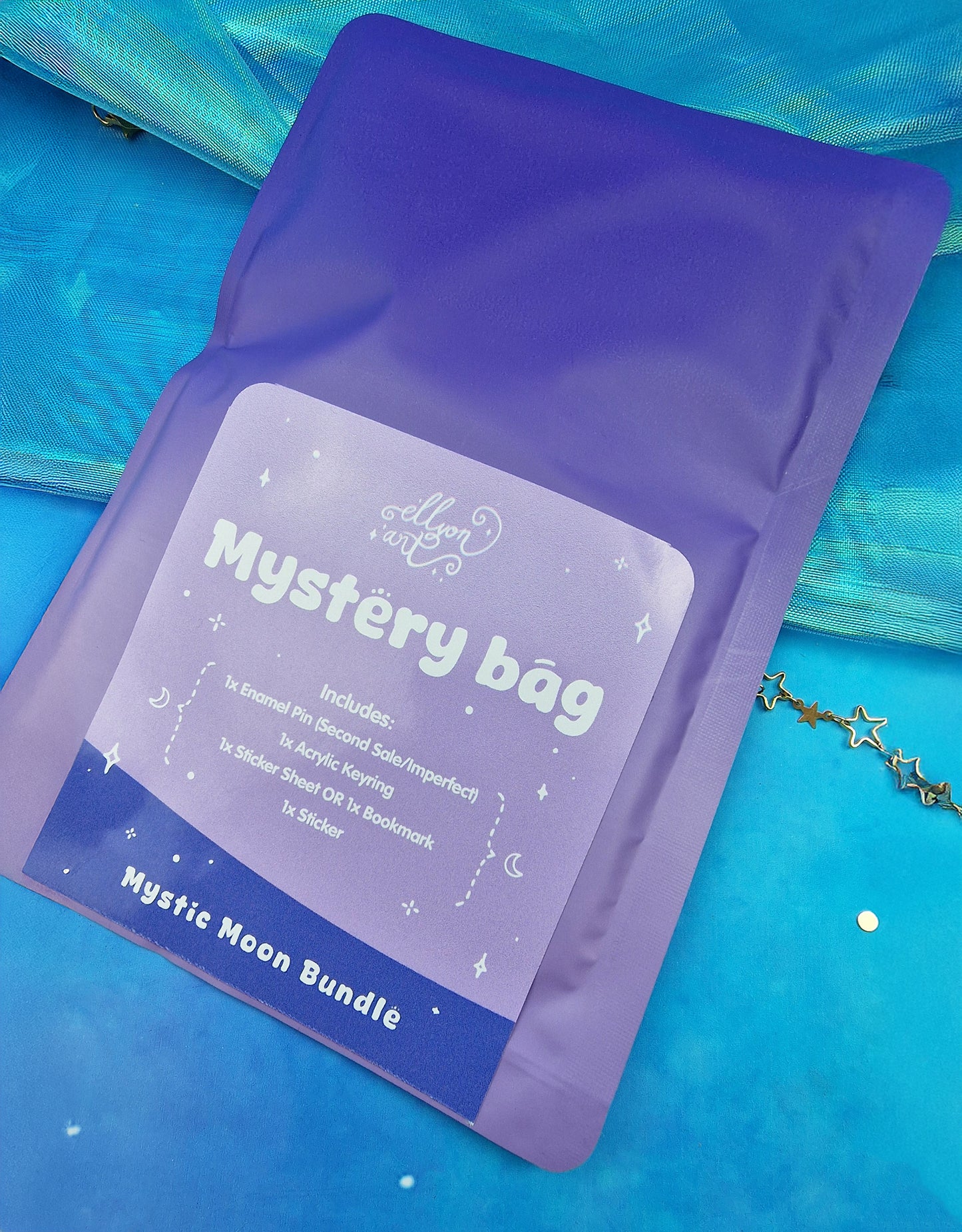 Mystery Bag | Mystic Moon Bundle | Enamel Pin Bundle | Surprise Box | Gift Set | Cute Stationery | Random Goodies