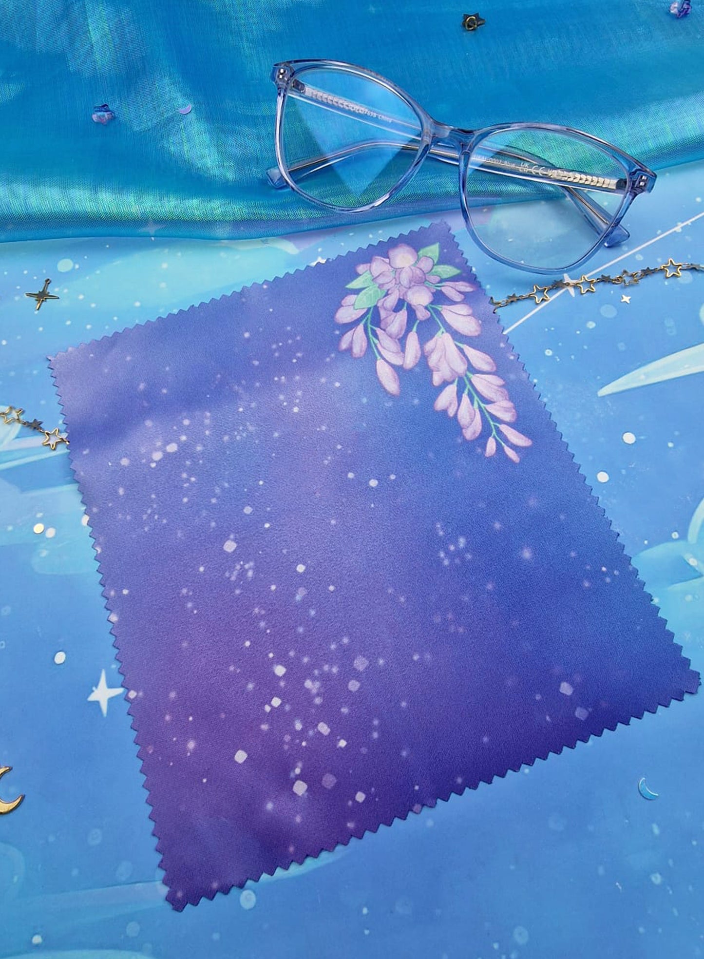Wisteria | Cleaning Cloth Lens Cloth | Screen Wipe | Dawn | Glasses Cleaner | Anti-Fingerprint Cloth | Microfiber Cloth