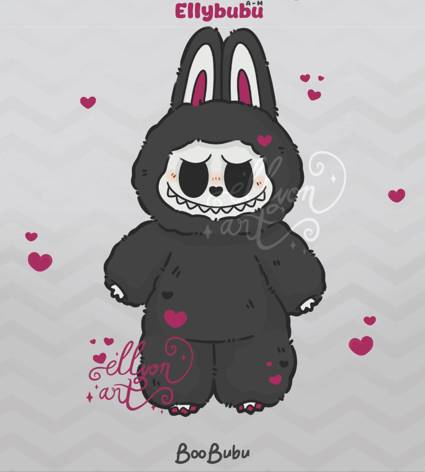 BooBubu Ellybubu Holographic Sticker