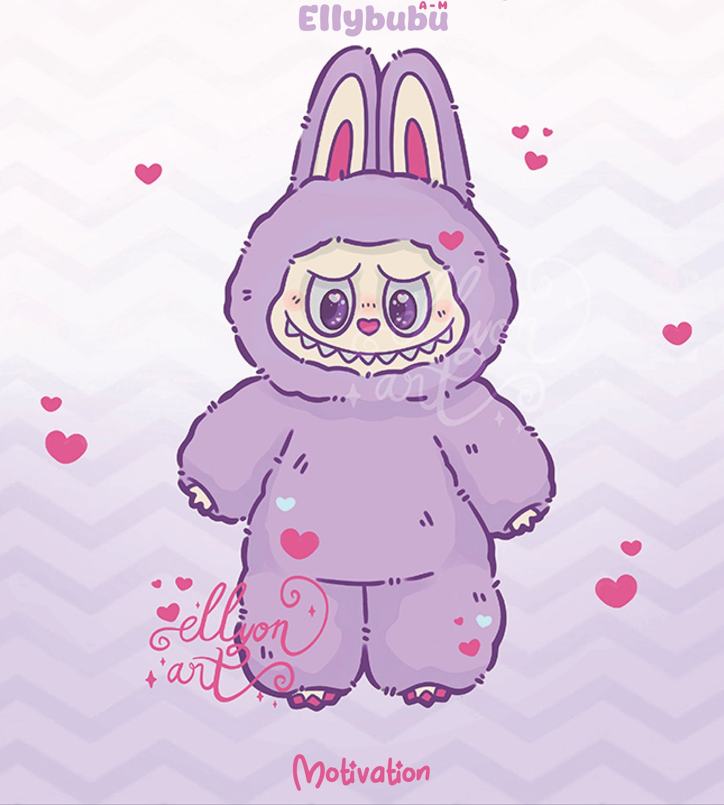 Motivation Ellybubu Holographic Sticker