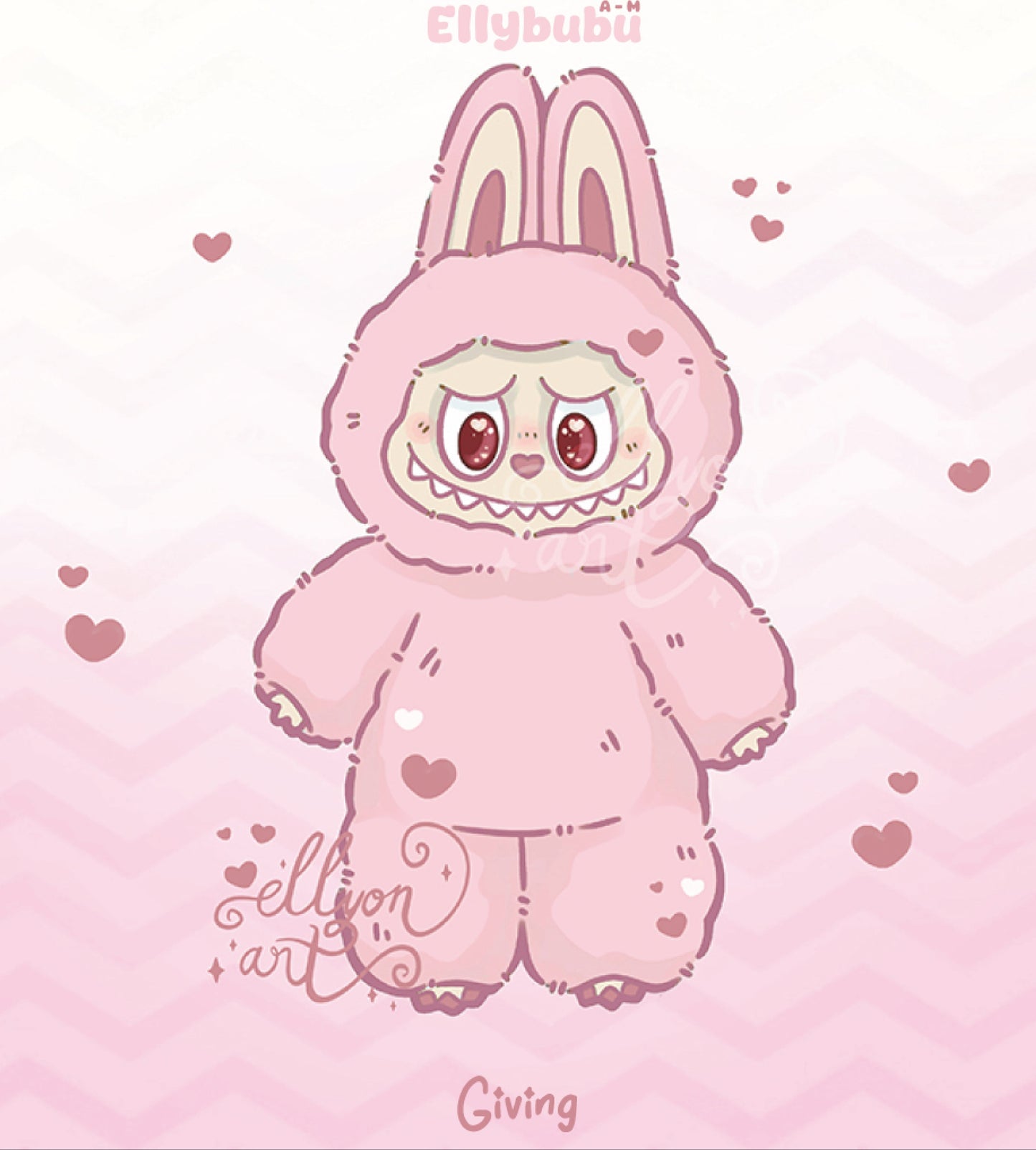 Giving Ellybubu Holographic Sticker