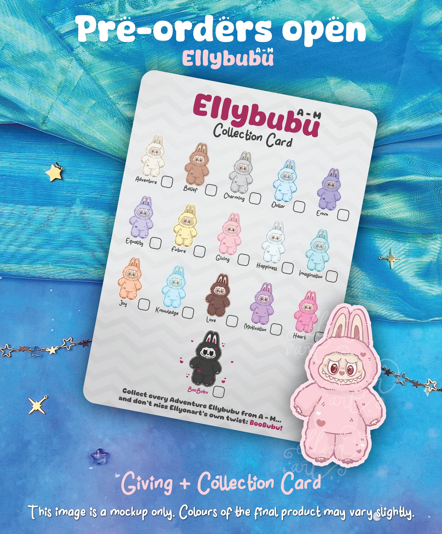PRE-ORDER: Giving Ellybubu Holographic Sticker