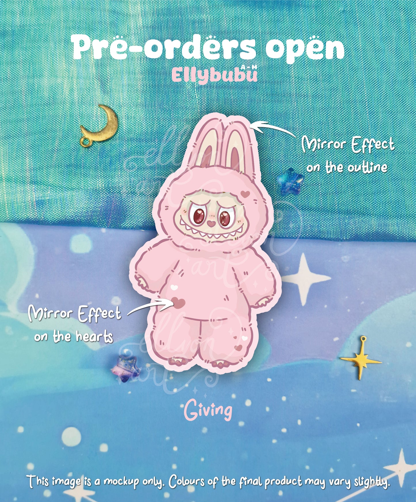 PRE-ORDER: Giving Ellybubu Holographic Sticker
