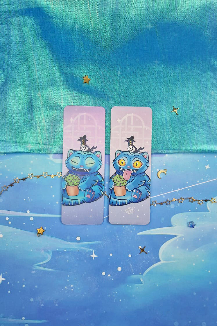 Tiger & Crow 3D Lenticular Bookmark | Kpop Demon Hunter Fanart | Derpy Tiger | Crow Bookmark | Kpop Anime Bookmark Gift