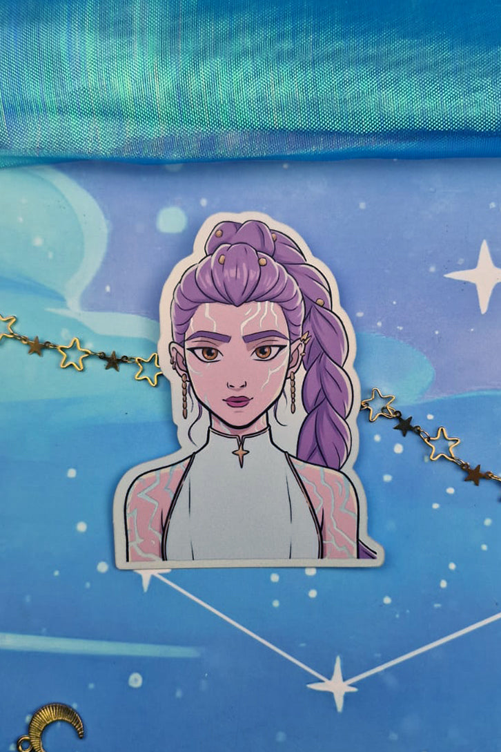 Rumi Holographic Sticker: Light & Demon Form