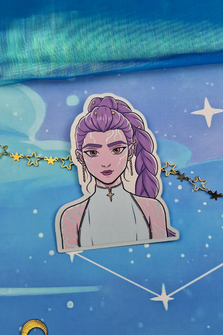Rumi Holographic Sticker: Light & Demon Form