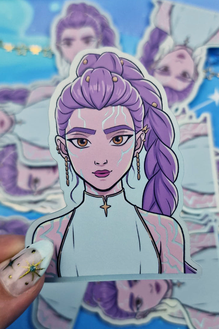 Rumi Holographic Sticker: Light & Demon Form