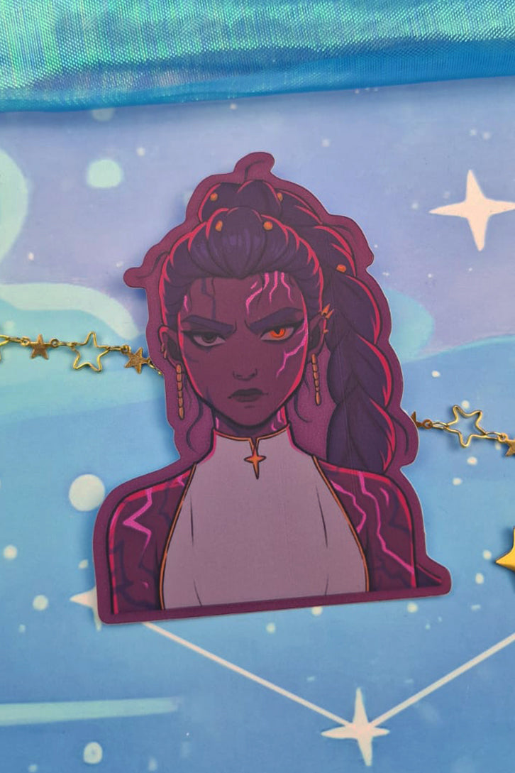 Rumi Holographic Sticker: Light & Demon Form