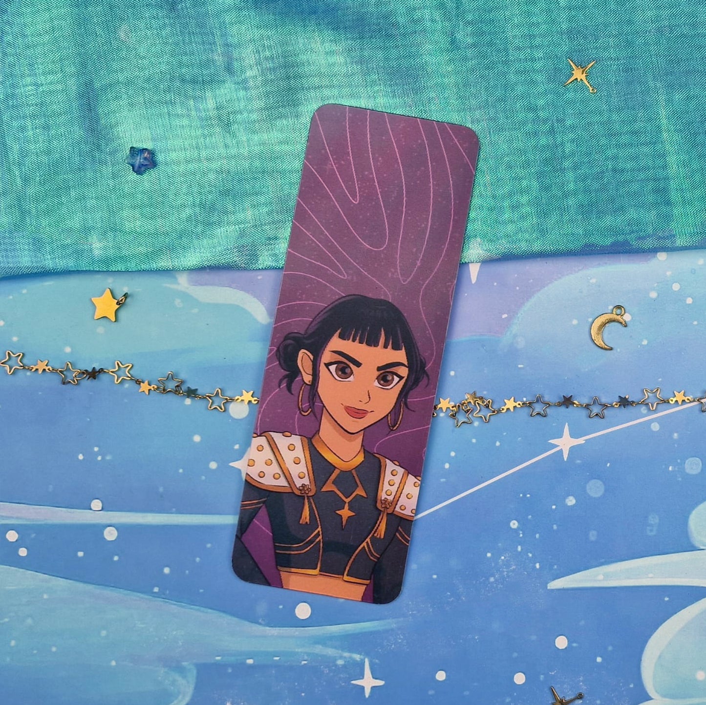 Zoey 3D Lenticular Bookmark | Kpop Demon Hunter Fanart | Light & Dark Zoey | Kpop Bookmark | Anime Bookmark Gift