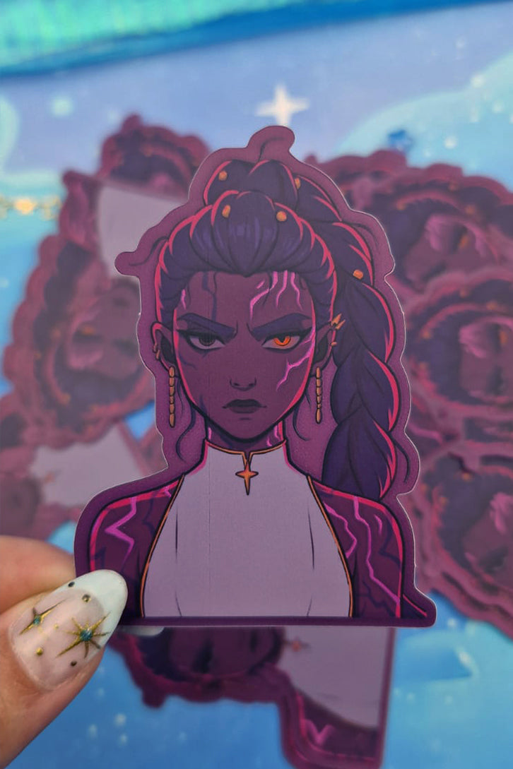 Rumi Holographic Sticker: Light & Demon Form