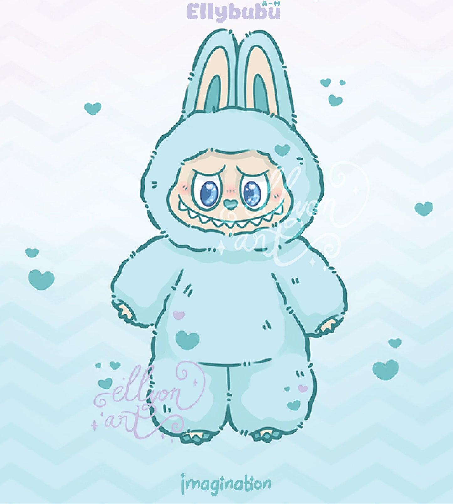 Imagination Ellybubu Holographic Sticker