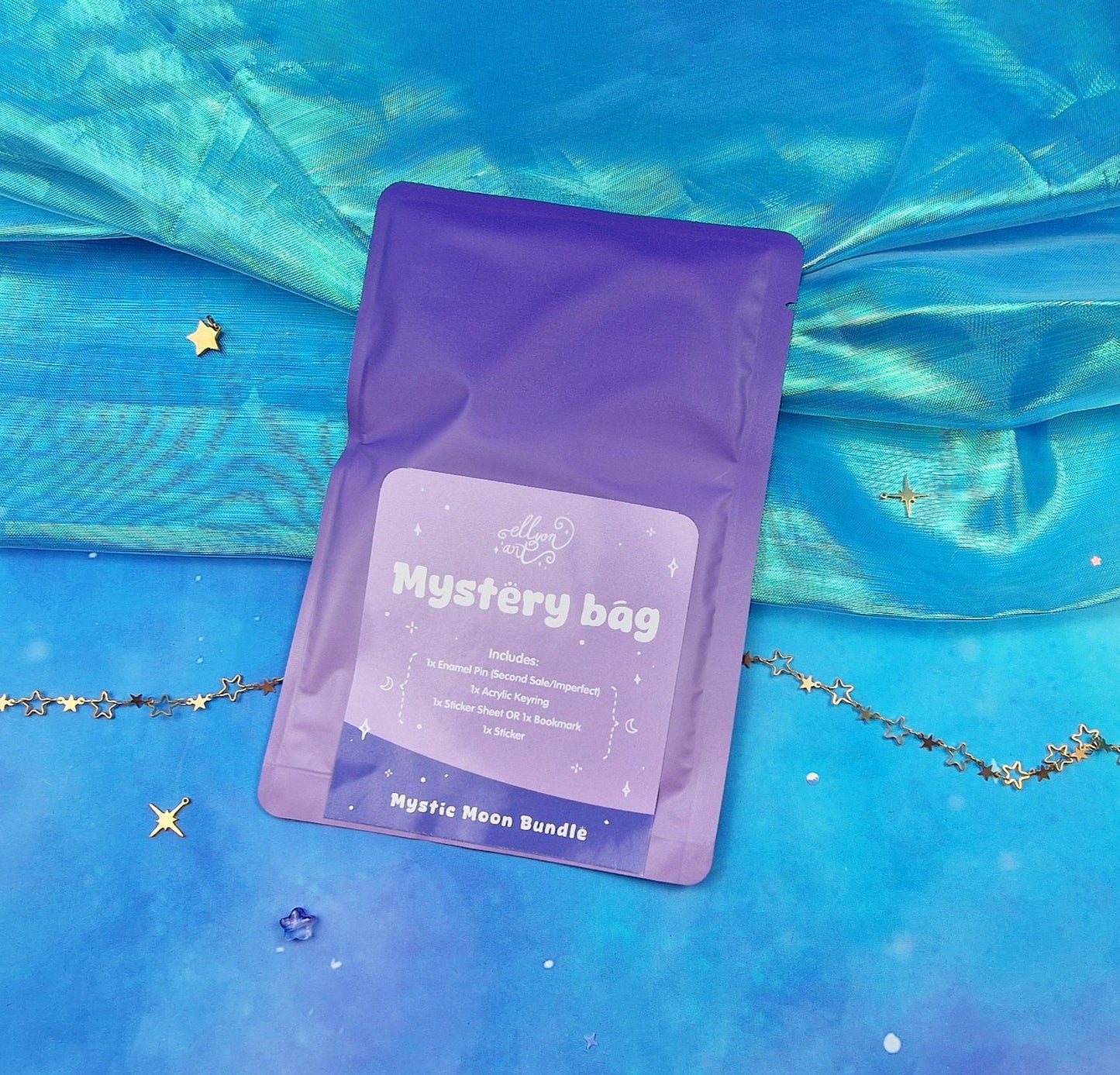 Mystery Bag | Mystic Moon Bundle | Enamel Pin Bundle | Surprise Box | Gift Set | Cute Stationery | Random Goodies