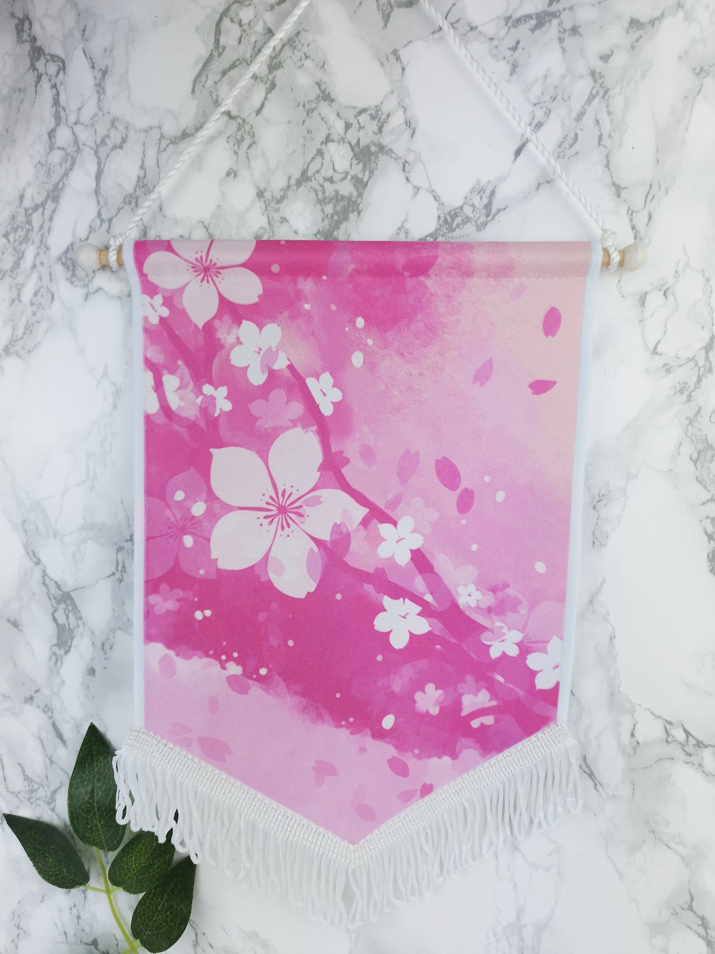 Banner | Flag | ellyonart | Enamel Pin | Lapel Pin | Pin Badge | Collection | Display | Banner | Cherry | Blossom | Pink | Floral |Gift