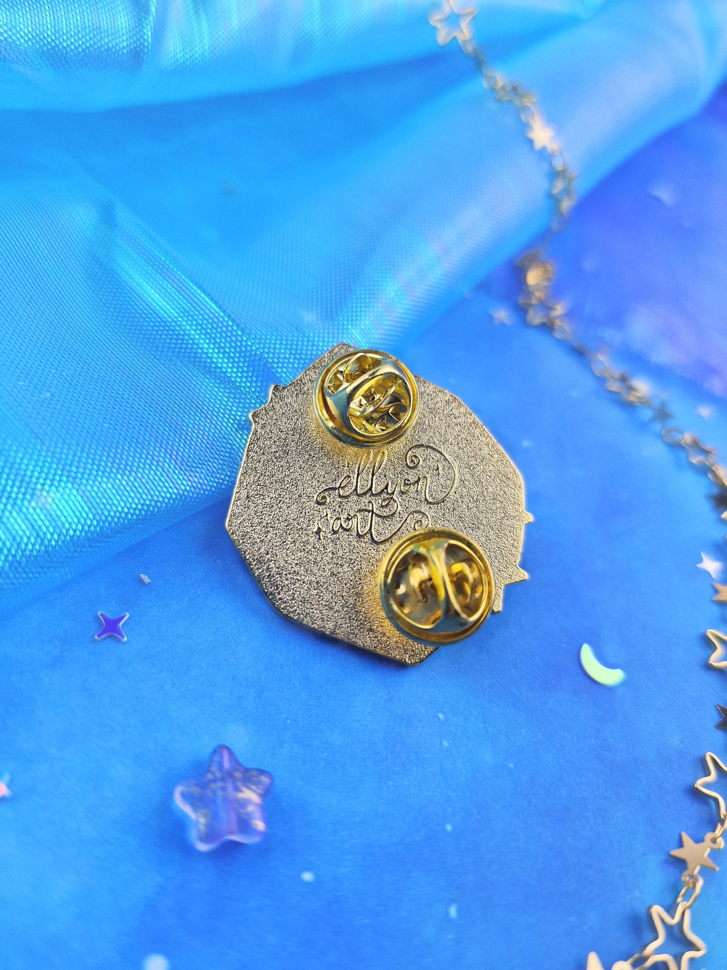 Ethereal Gems | series | Glow in the Dark | UV | collection | glitter | ellyonart | Enamel Pin | Lapel Pin | Pin Badge | Fantasy | Gift