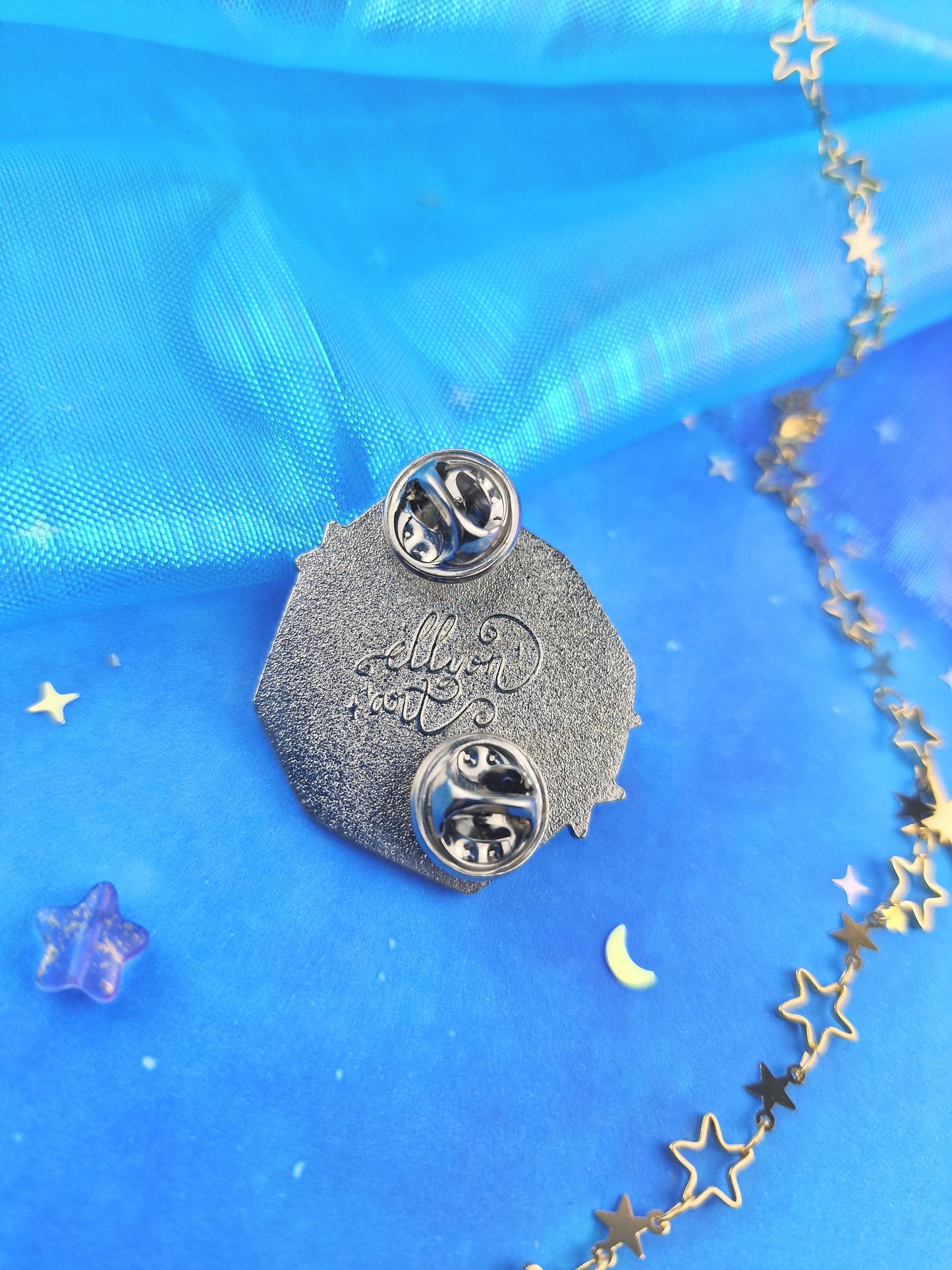 Ethereal Gems | series | Glow in the Dark | UV | collection | glitter | ellyonart | Enamel Pin | Lapel Pin | Pin Badge | Fantasy | Gift