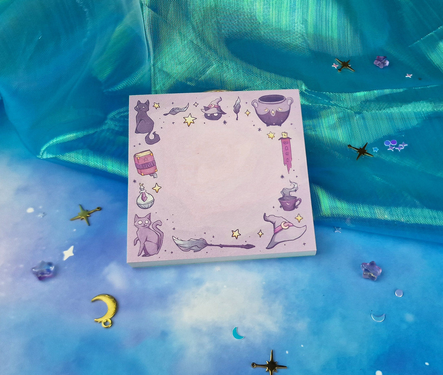 Witch Essentials | Bundle | Witchcraft | Stickers | Scrapbooking | Memo Pad | Planner Pad | Cosy | Magical | Sticker Sheet | ellyonart