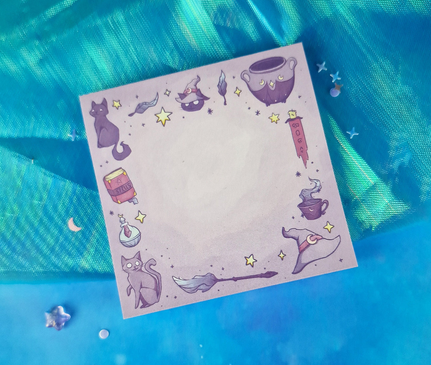Witch Essentials | Bundle | Witchcraft | Stickers | Scrapbooking | Memo Pad | Planner Pad | Cosy | Magical | Sticker Sheet | ellyonart