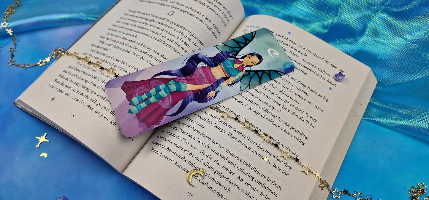 Hay Lin W.I.T.C.H. Bookmark | Air Elemental Magic | Fantasy Book Accessory | Kandrakar Inspired | Magical Reading Gift | Comic Book Lover