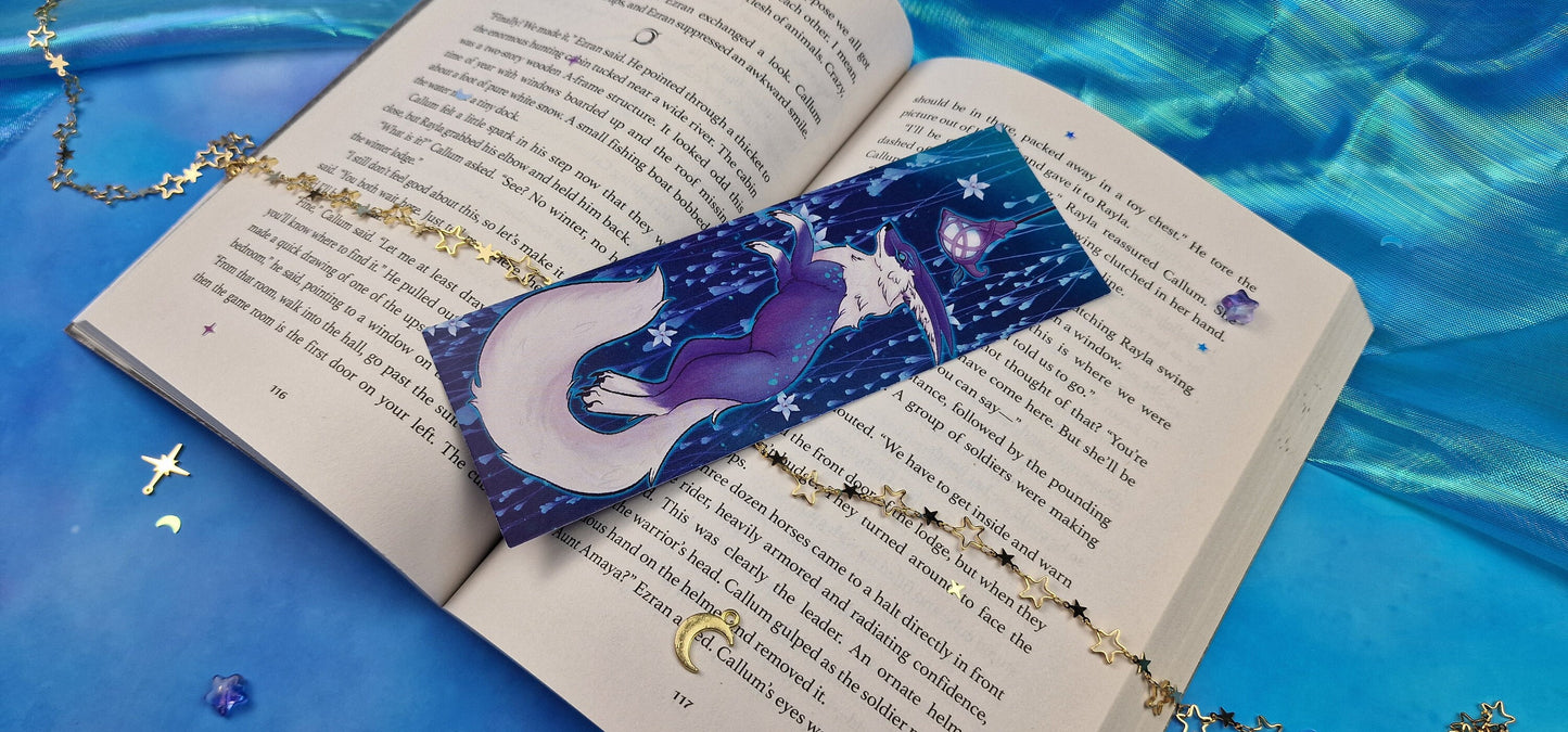 Vulpine | Fantasy Fox | Fantasy | Reading | Book | Game themed | Animal Magical | Bookmark