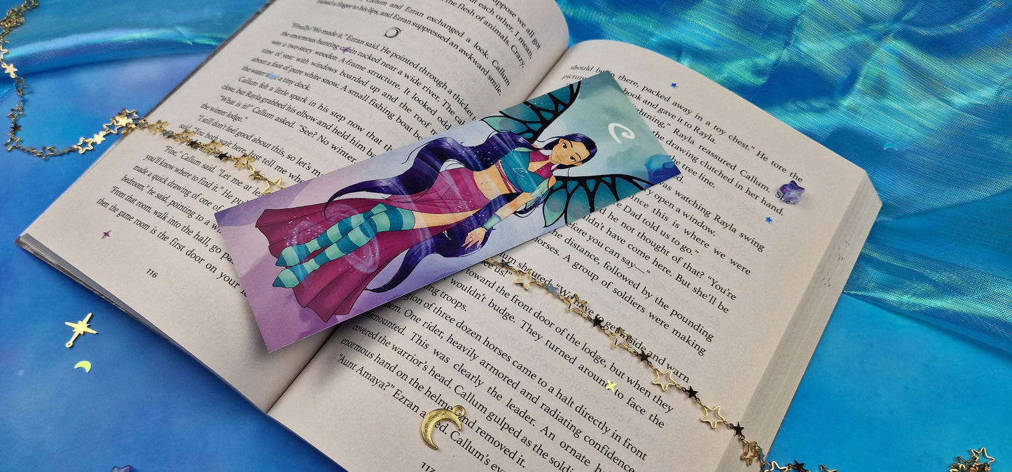 Hay Lin W.I.T.C.H. Bookmark | Air Elemental Magic | Fantasy Book Accessory | Kandrakar Inspired | Magical Reading Gift | Comic Book Lover