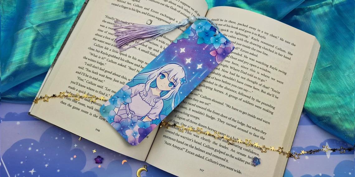 Banner | Flag | Bundle | Bookmark | ellyonart | Enamel Pin | Pin Badge | Collection | Display | Banner | Hydrangea Dreamer | Floral
