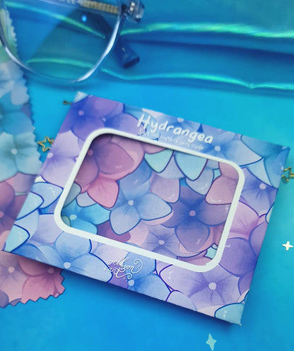 Hydrangea | Cleaning Cloth  Lens Cloth | Screen Wipe | Glasses Cleaner | Anti-Fingerprint Cloth | Microfiber Cloth |Smudge-Free Cloth