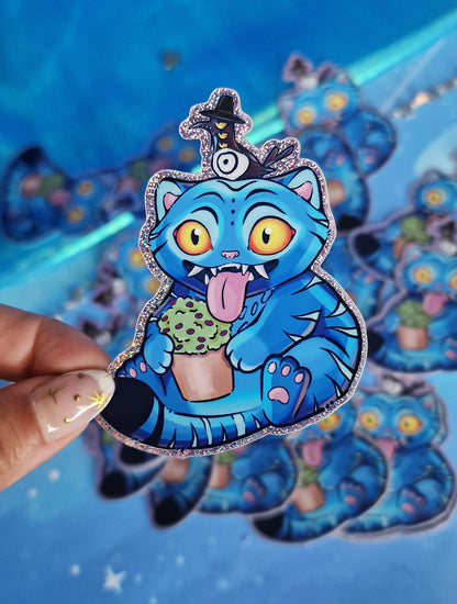 Tiger & Crow Sticker | Holographic Sticker | Cat Sticker | Kpop Demon Hunters | Demon Crow Sticker | Tiger Sticker | Derpy | Kpop Sticker