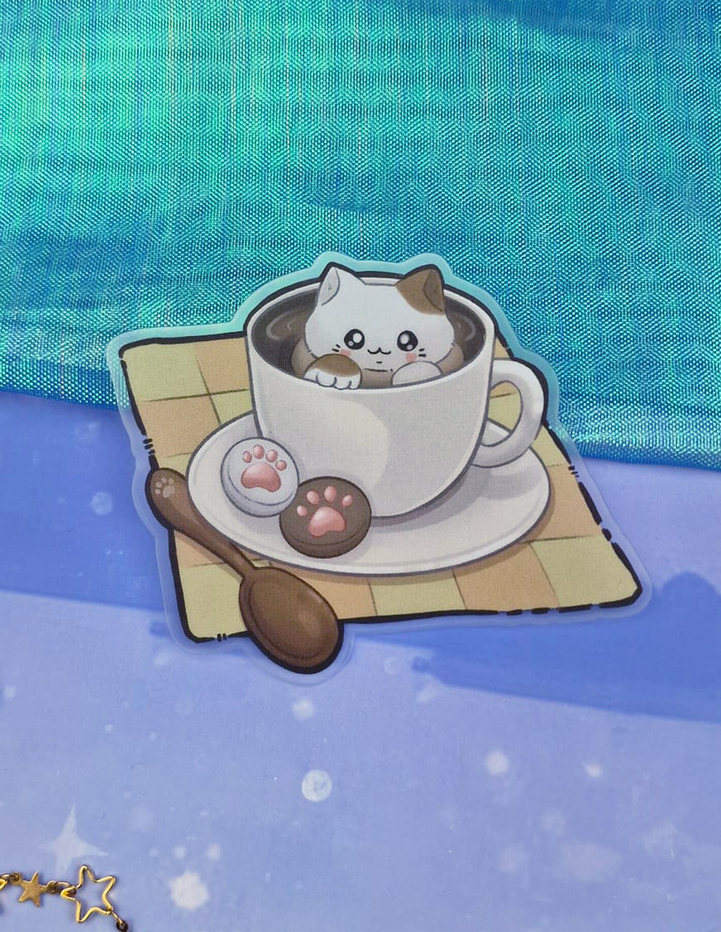 Catpuwchino Cat Sticker