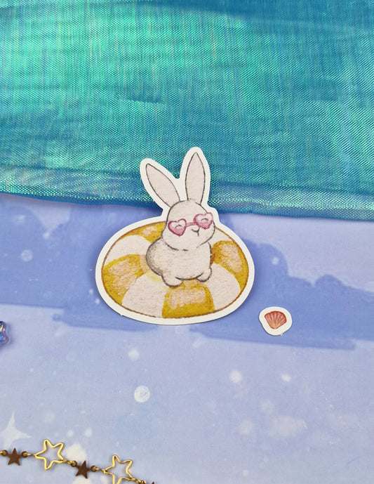 Bunny & Seashell Sticker Set
