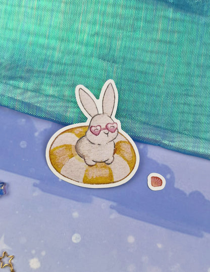 Bunny & Seashell Sticker Set