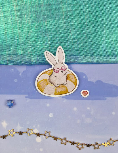 Bunny & Seashell Sticker Set