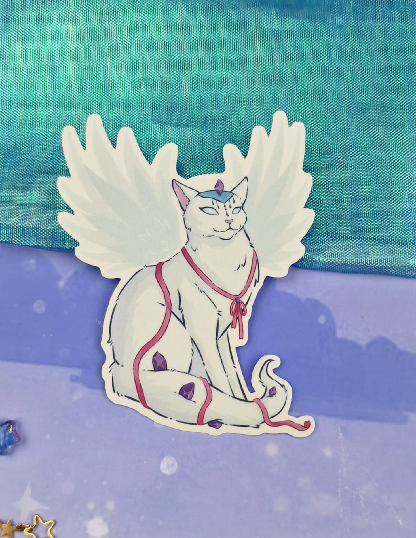 Arube Cat Transparent Sticker