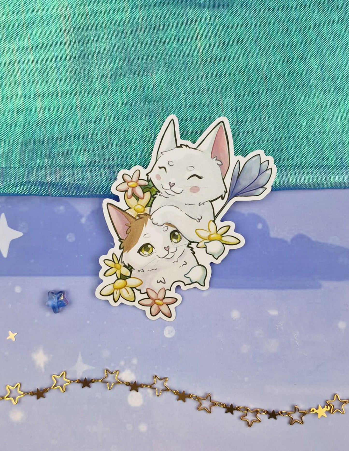 Luni & Saphi Cat Sticker