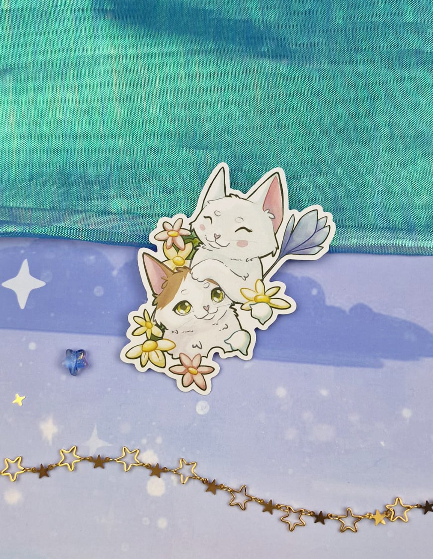 Luni & Saphi Cat Sticker