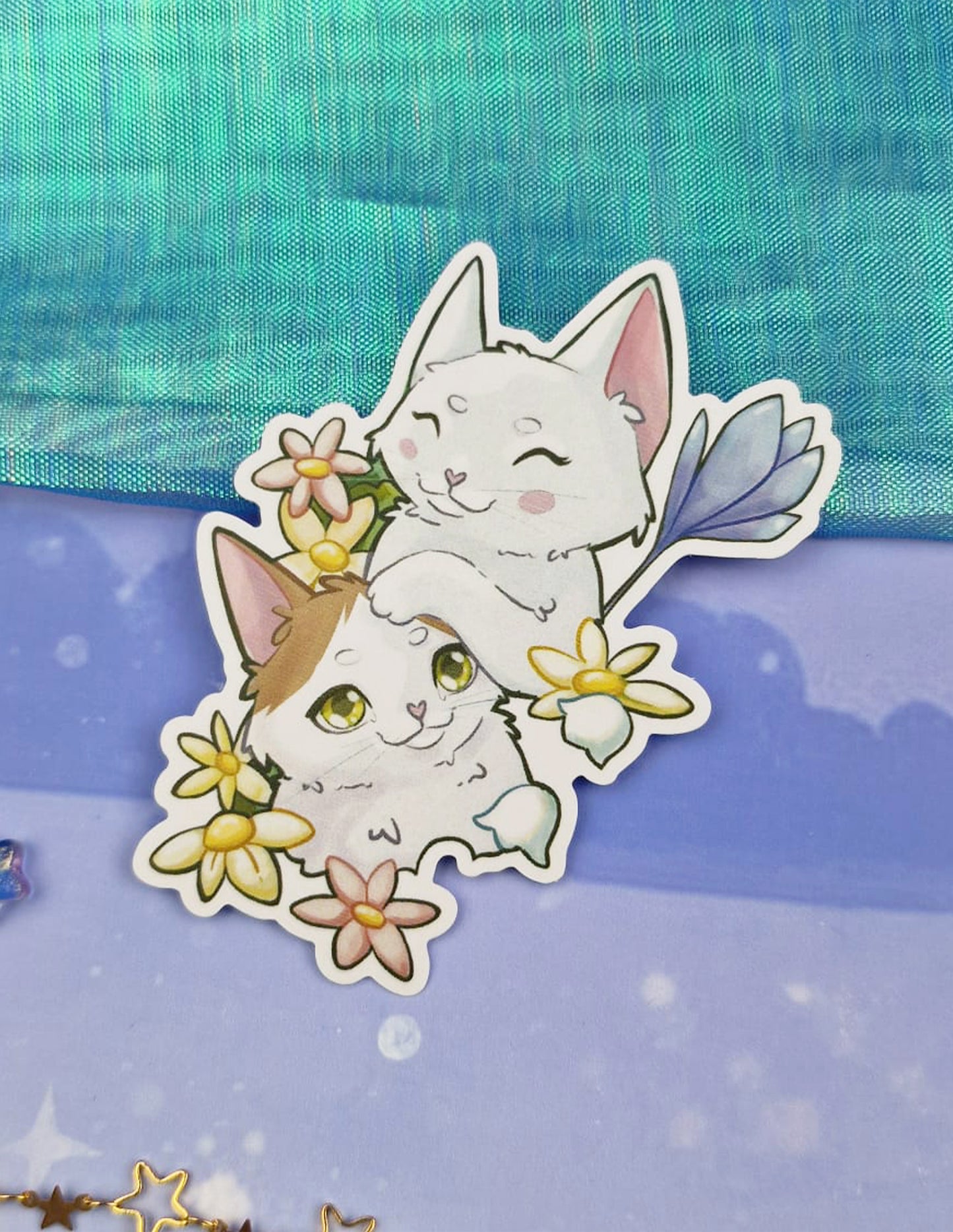 Luni & Saphi Cat Sticker
