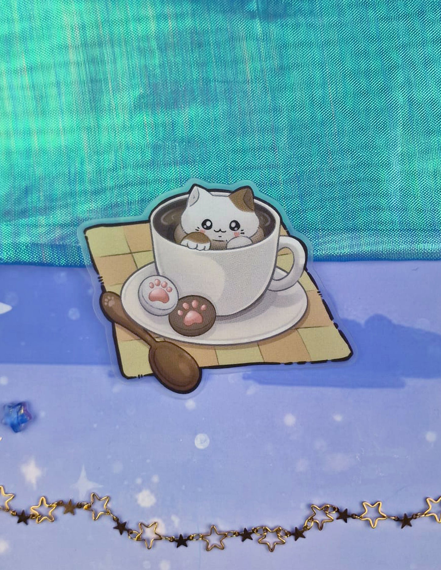 Catpuwchino Cat Sticker
