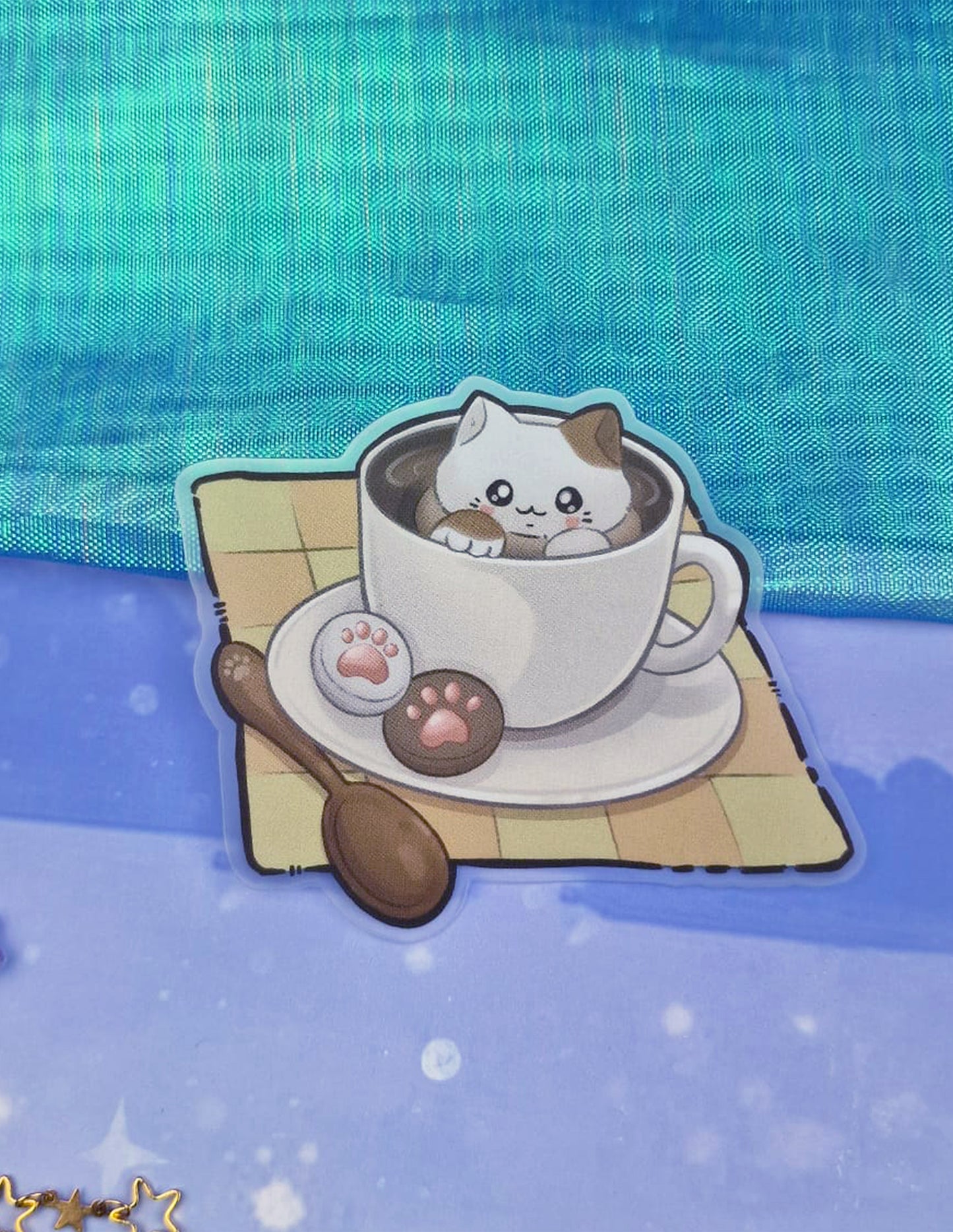 Catpuwchino Cat Sticker