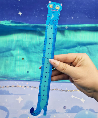 Derpy Tiger Acrylic Ruler | Cute Tiger Stationery | Decorative Ruler | Journaling & Desk Accessory