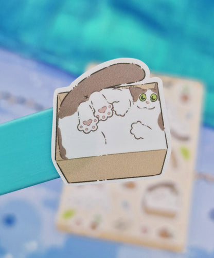 Goof & Floof Sticker Sheet | Cat Lover Gift | Journaling, Planning | Kawaii Vinyl Stickers