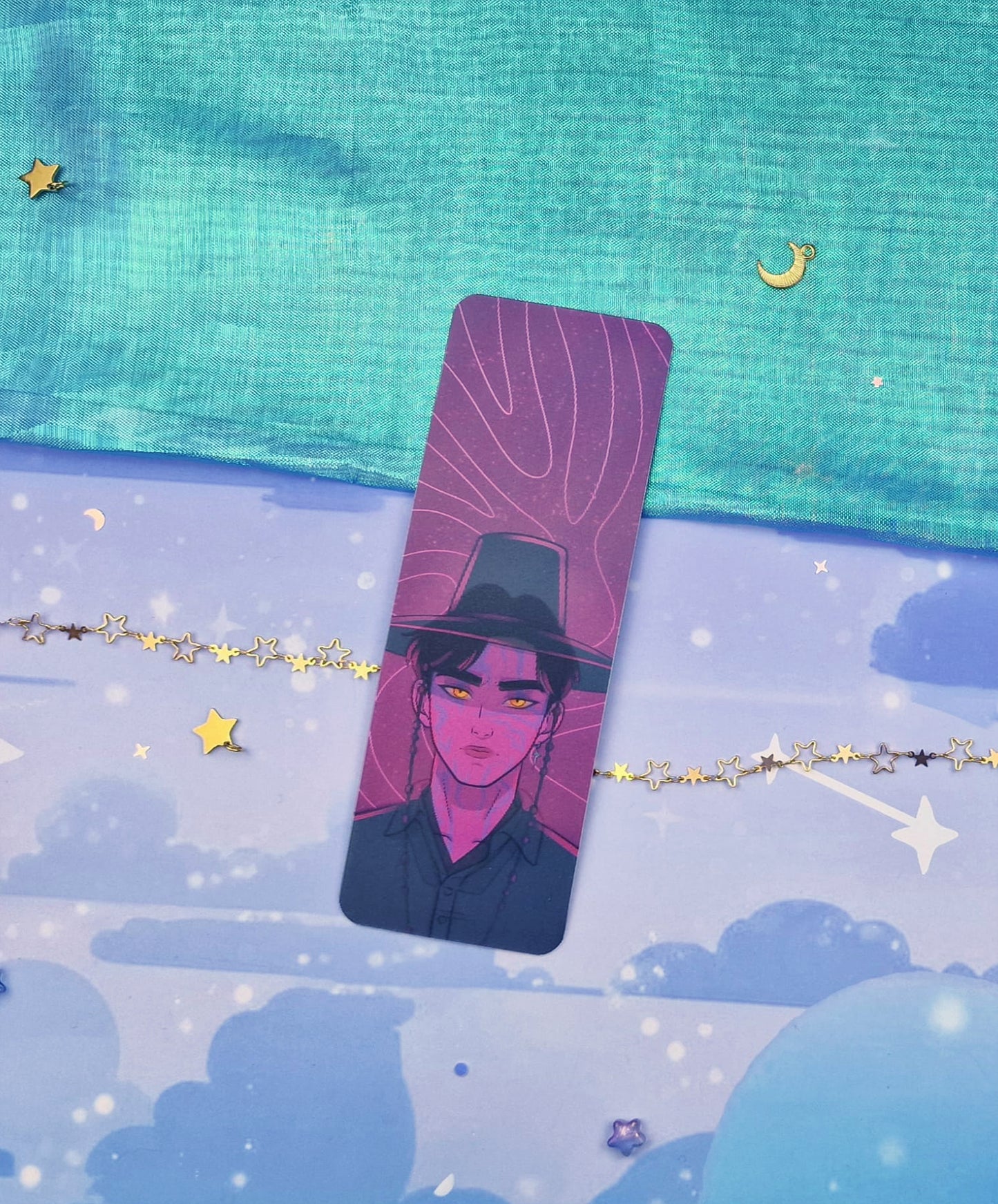 Jinu 3D Lenticular Bookmark: Kpop Demon Hunters Fanart