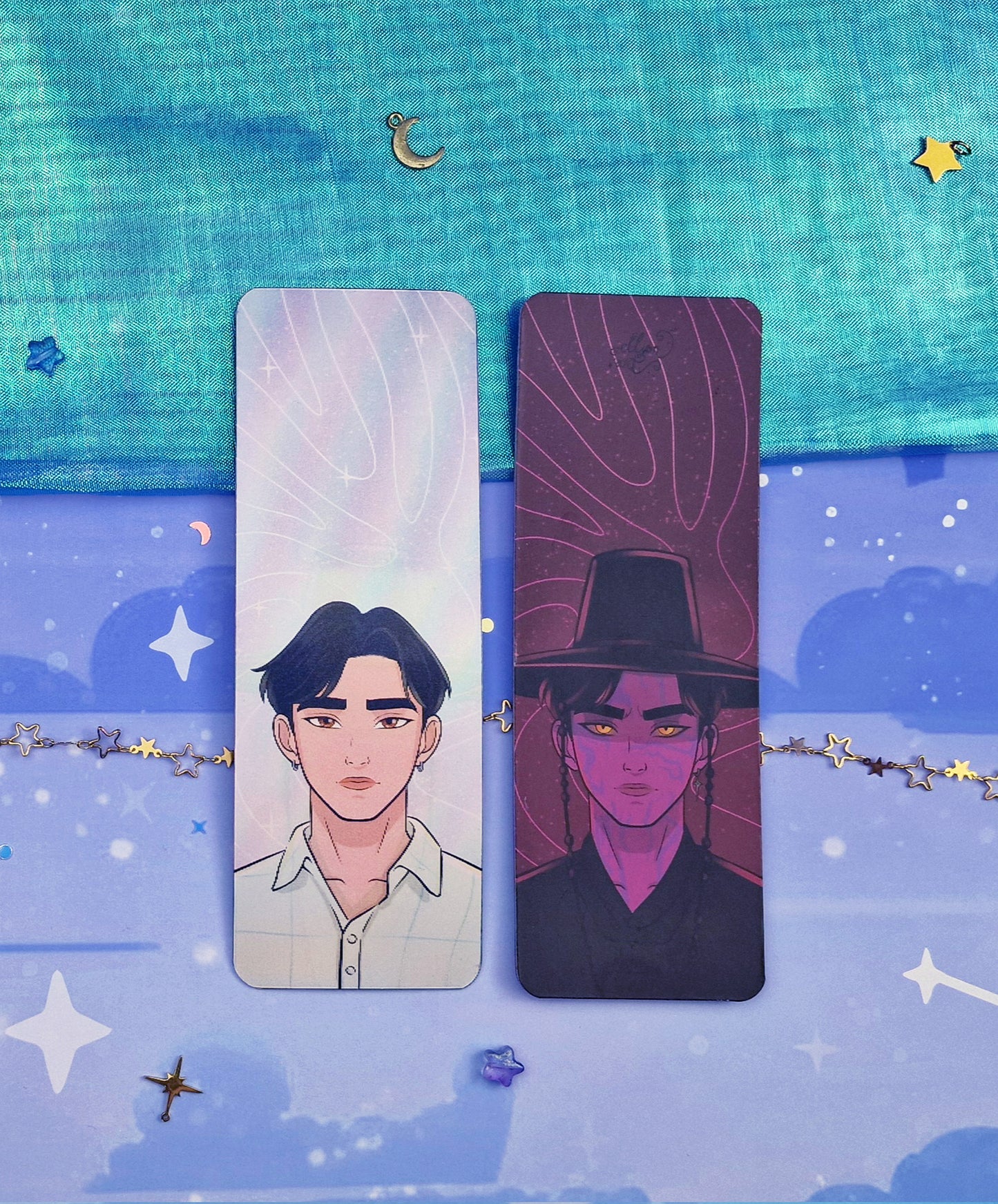 Jinu 3D Lenticular Bookmark: Kpop Demon Hunters Fanart