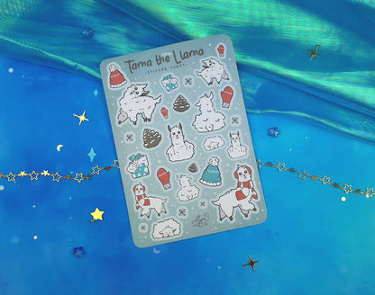 Tama the Llama Sticker Sheet