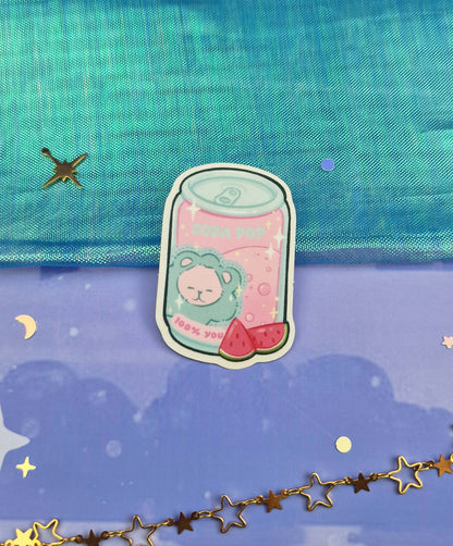 Baby Soda Pop Transparent Sticker | Clear Vinyl | K-pop Demon Hunters Fanart