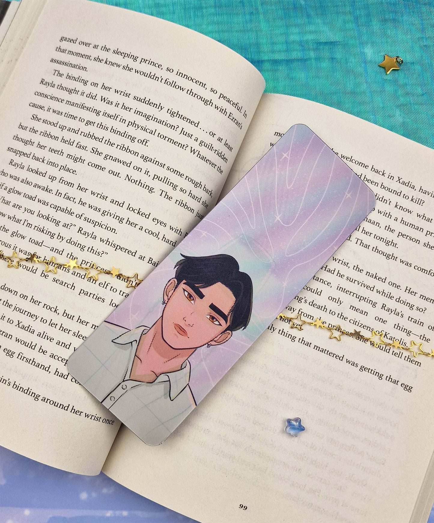 Jinu 3D Lenticular Bookmark: Kpop Demon Hunters Fanart